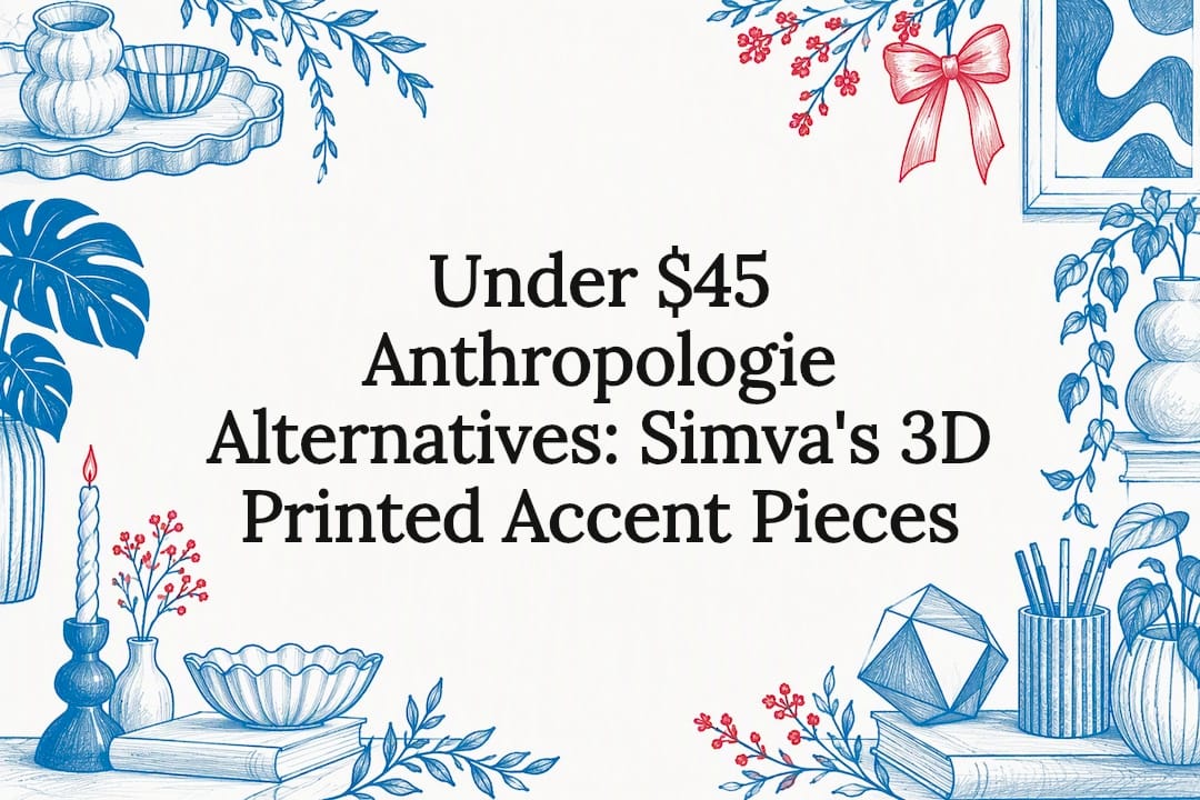 Decorative title card for affordable decor alternatives
