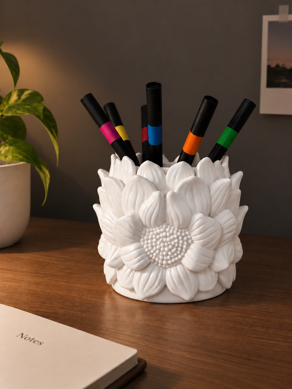 3D Printed Sunflower Pen Holder