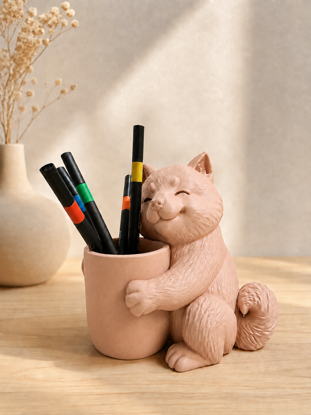 3D Printed Shiba Inu Pen Holder