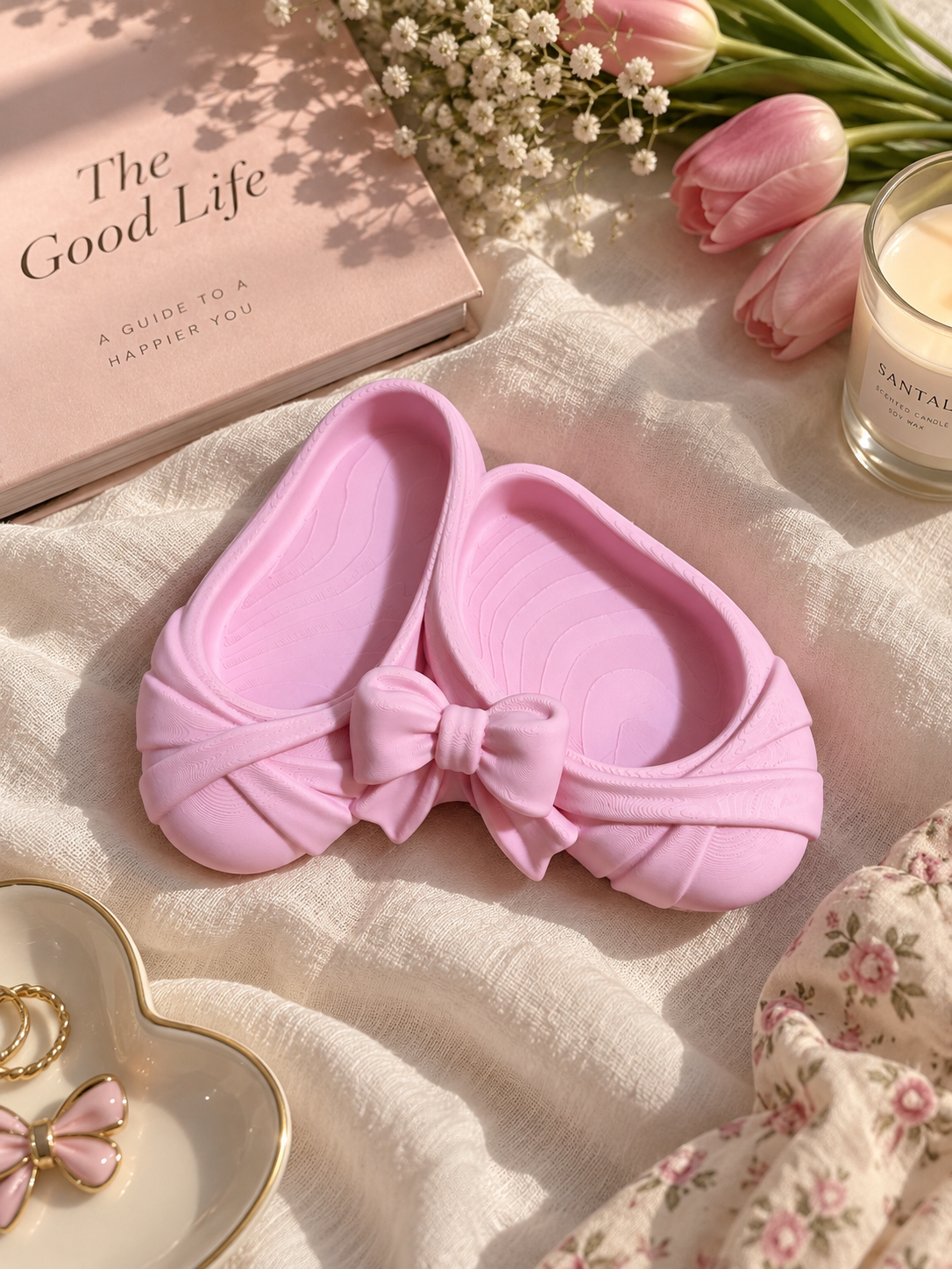 Ballet Flat Jewelry Holder – 3D Printed Bow Jewelry Tray