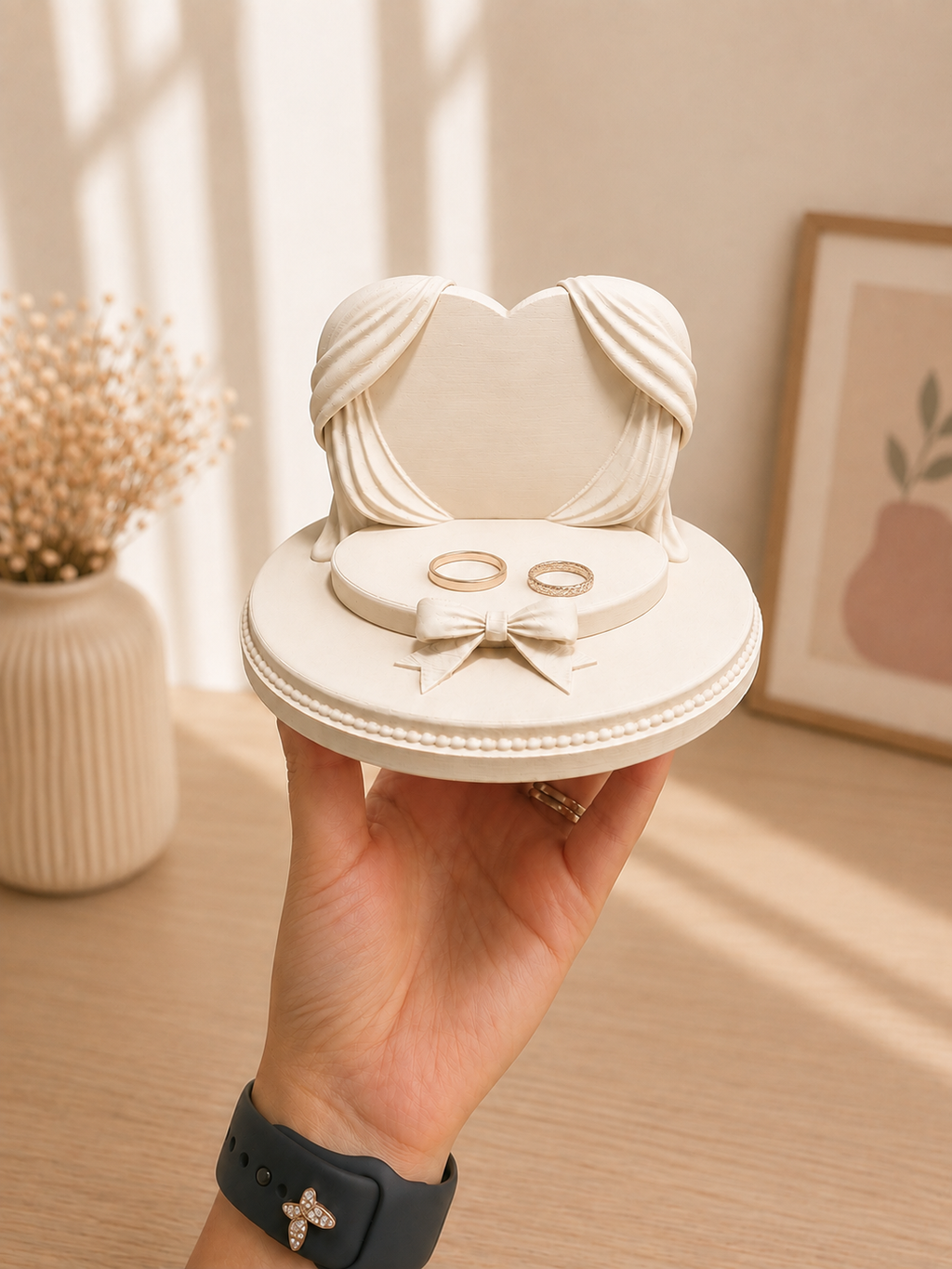 3D Printed Bow Jewelry Holder