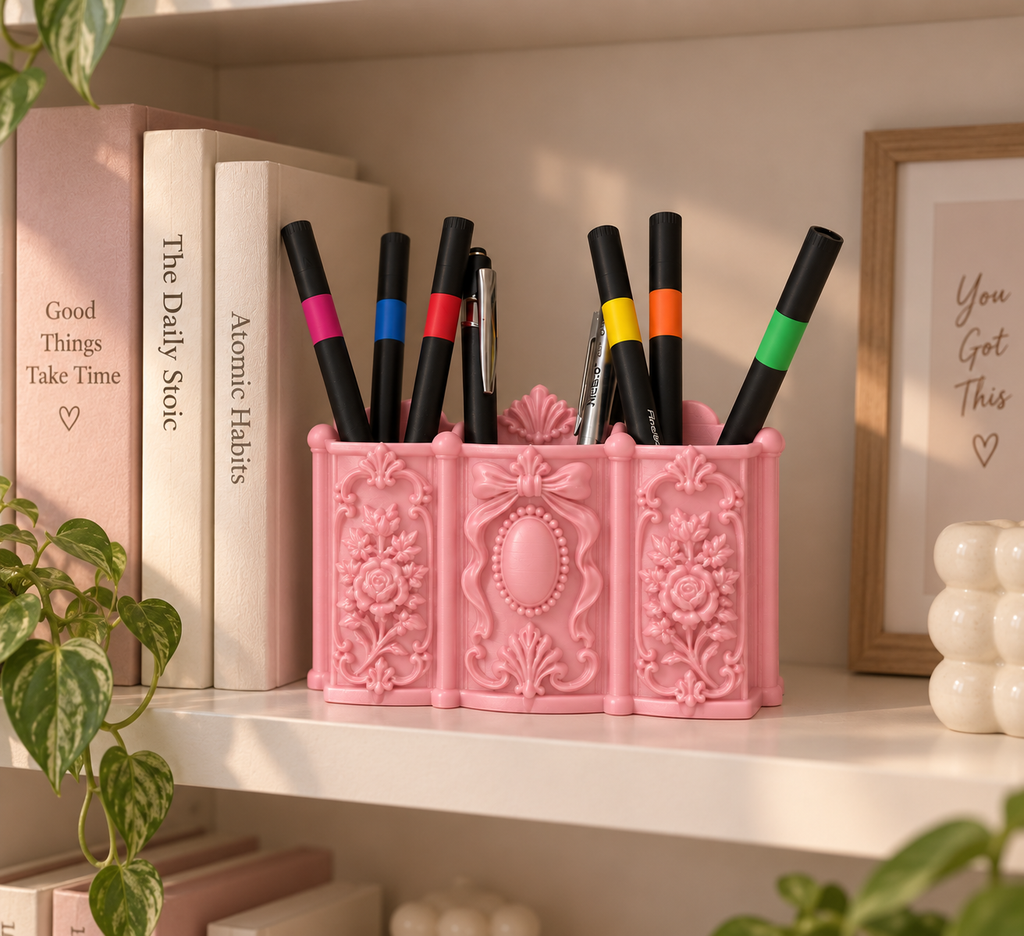 Vintage Ornate Pen Holder