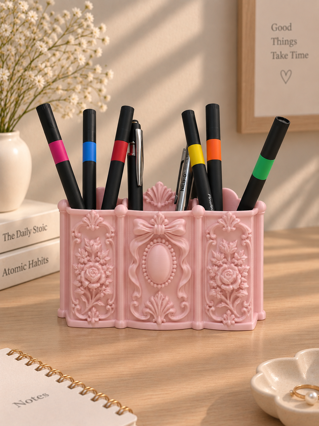 Vintage Ornate Pen Holder
