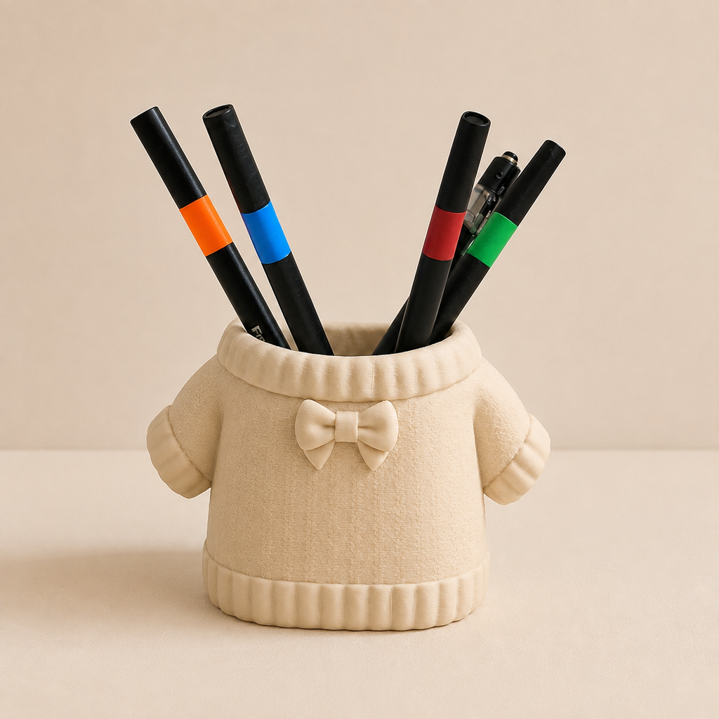 3D Printed Sweater Pen Holder