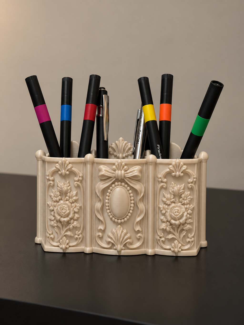 Vintage Ornate Pen Holder