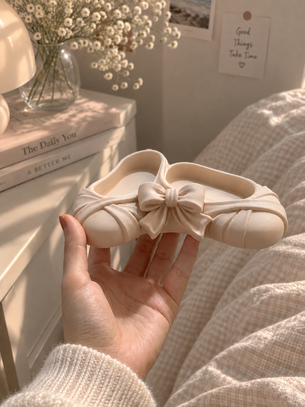 Ballet Flat Jewelry Holder – 3D Printed Bow Jewelry Tray