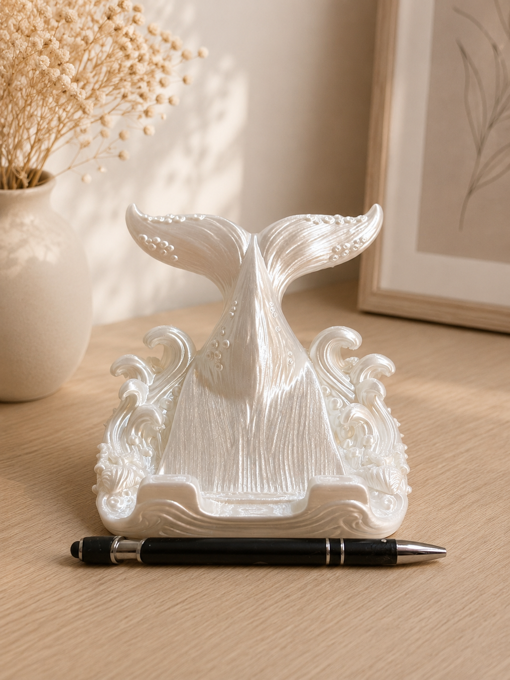 3D Printed Whale Tail Phone Holder