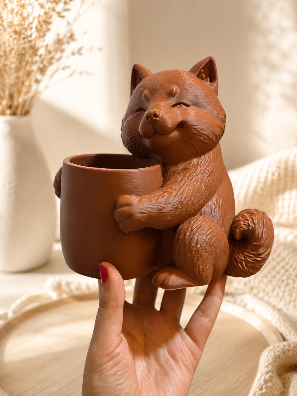 3D Printed Shiba Inu Pen Holder