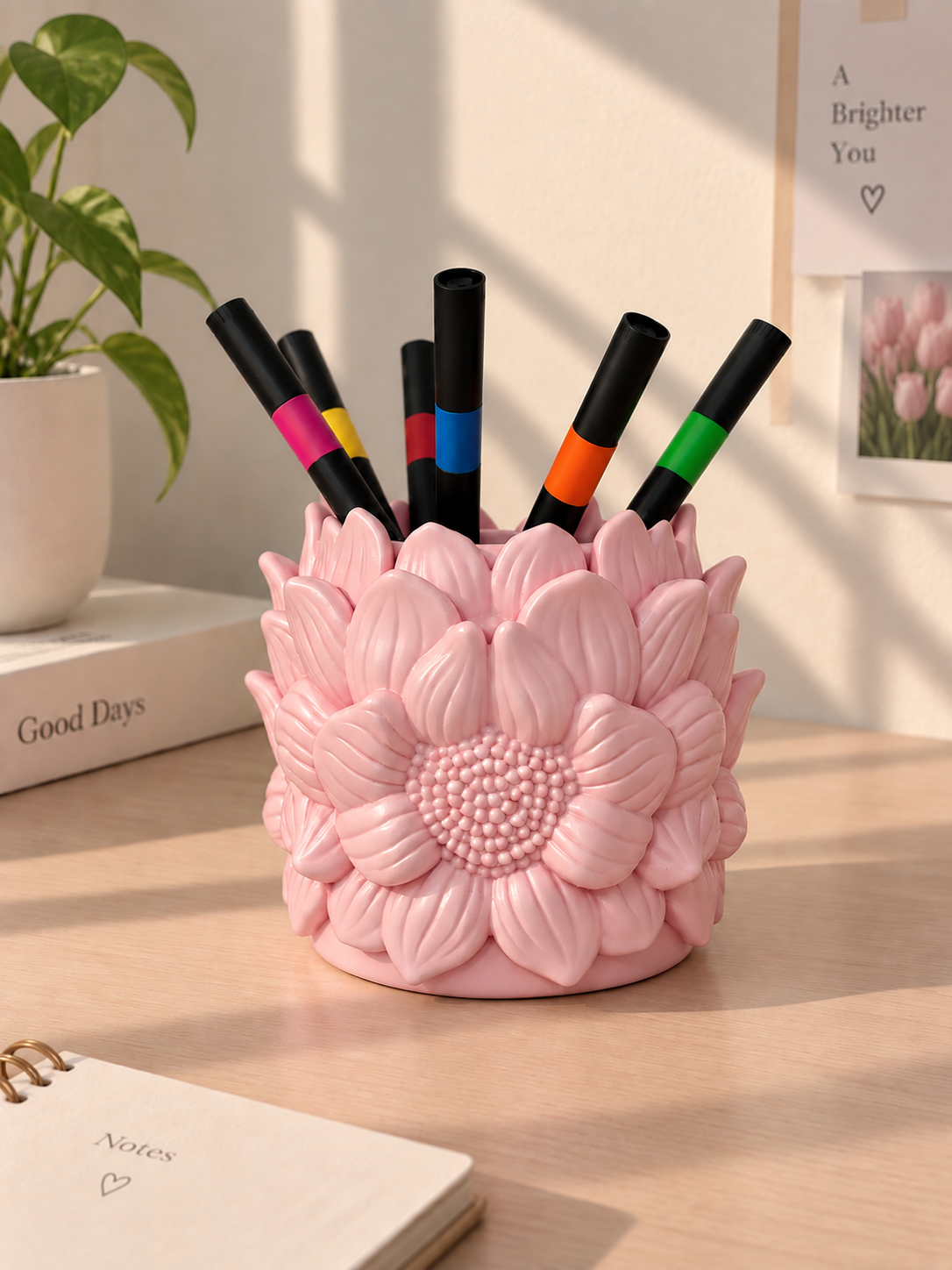 3D Printed Sunflower Pen Holder