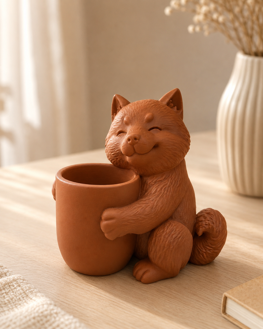 3D Printed Shiba Inu Pen Holder
