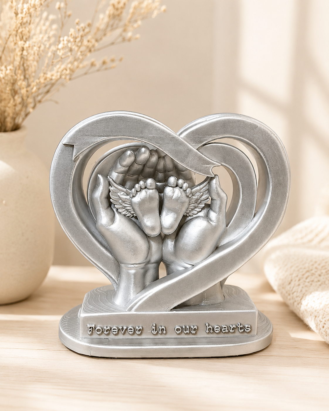 3D Printed Sculpture, Memorial Baby Angel, Miscarriage Gift