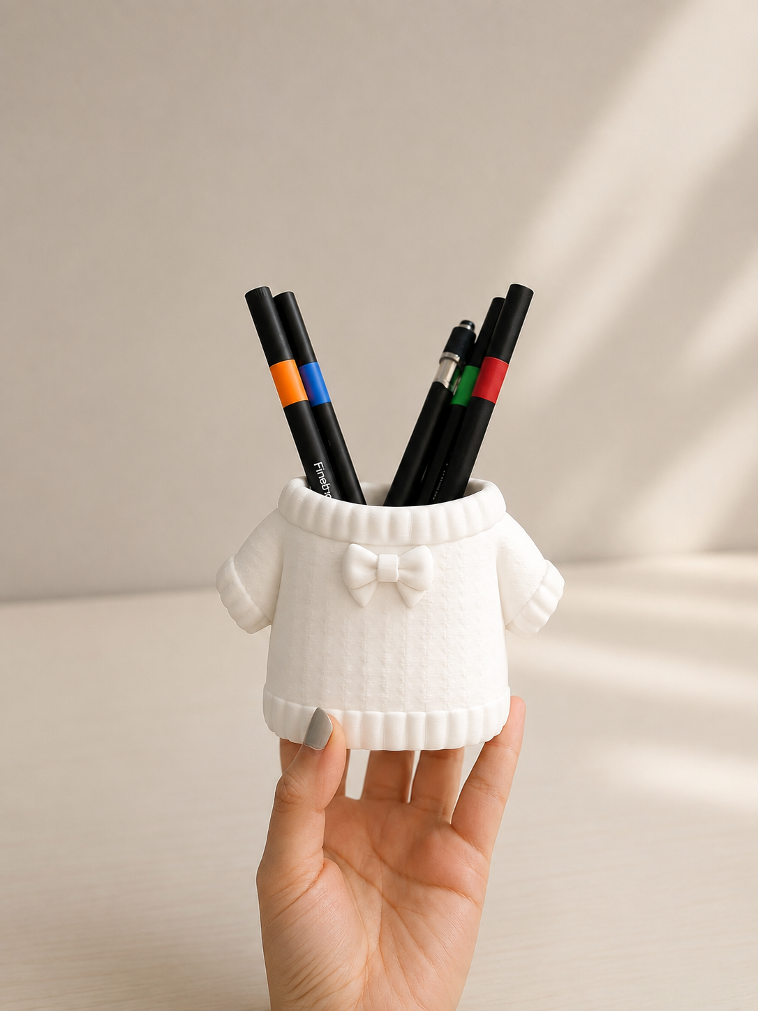 3D Printed Sweater Pen Holder