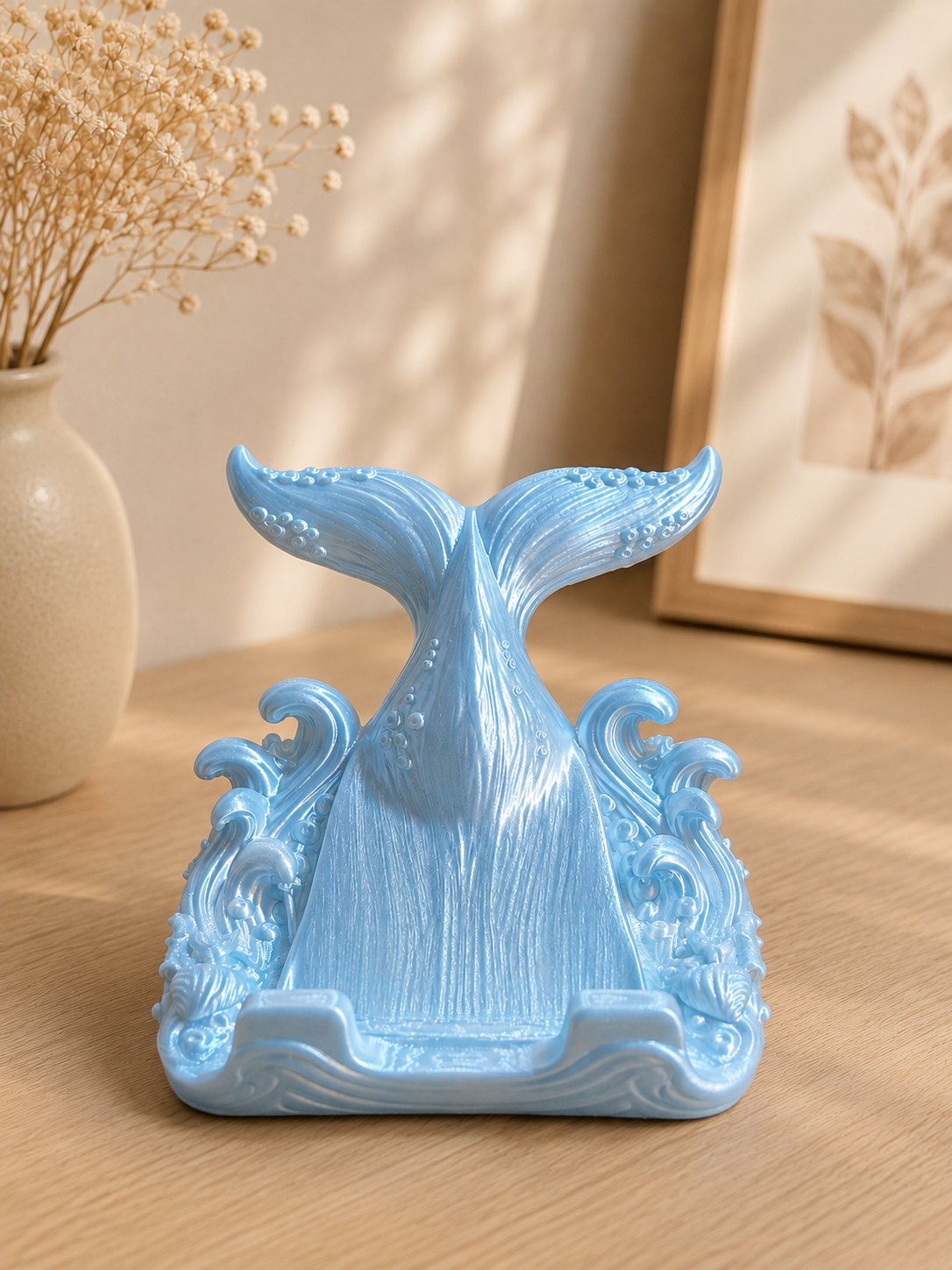3D Printed Whale Tail Phone Holder