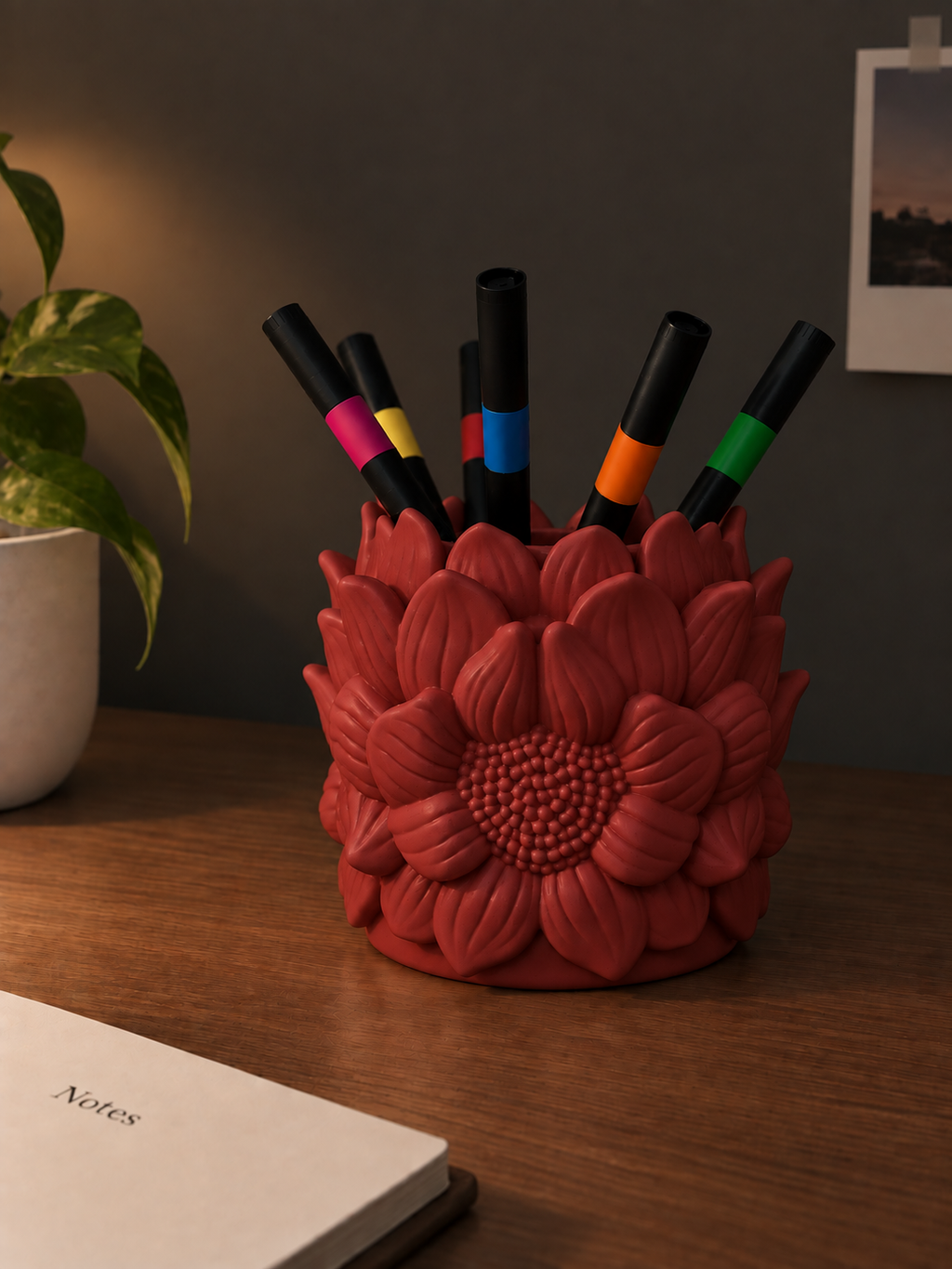 3D Printed Sunflower Pen Holder