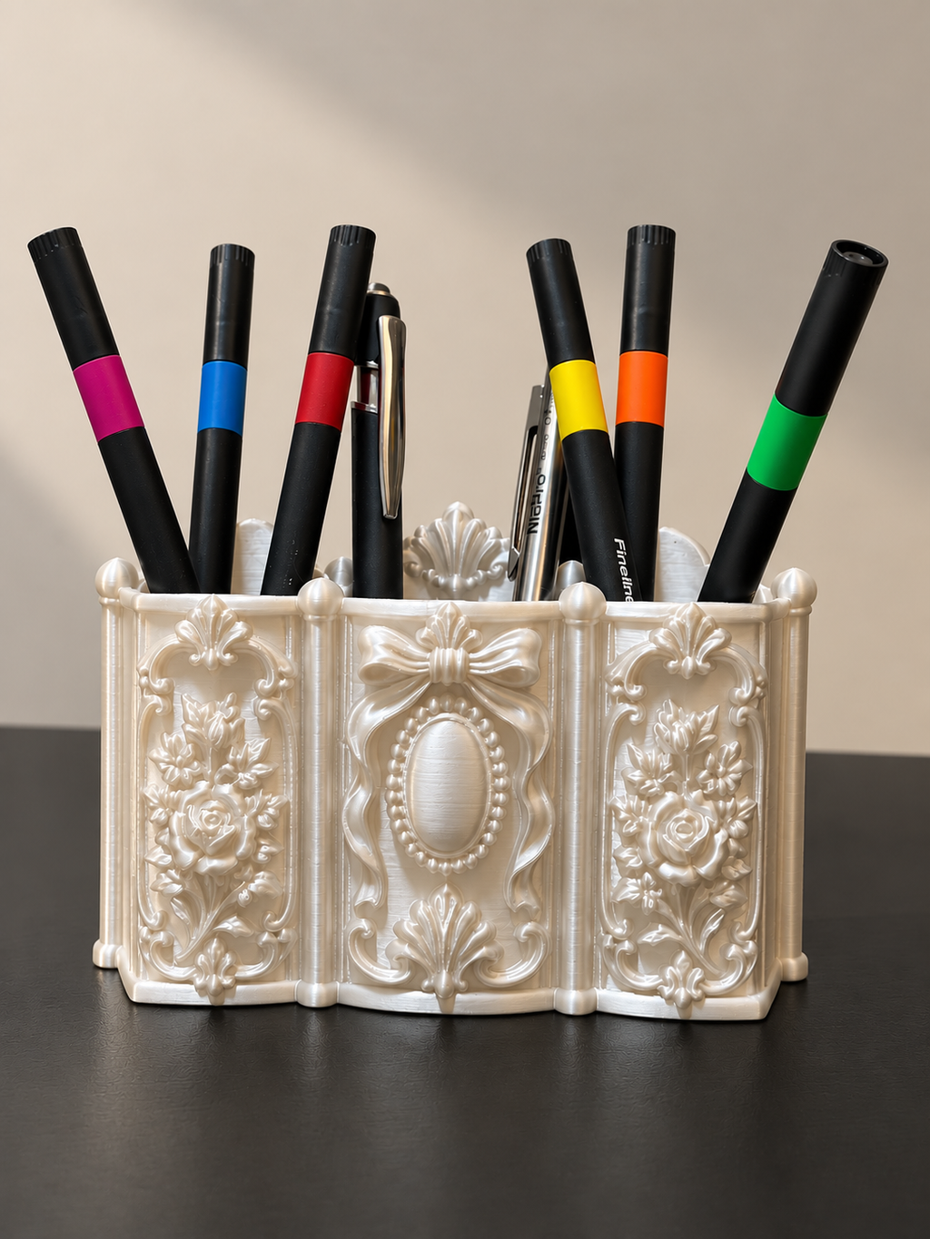 Vintage Ornate Pen Holder