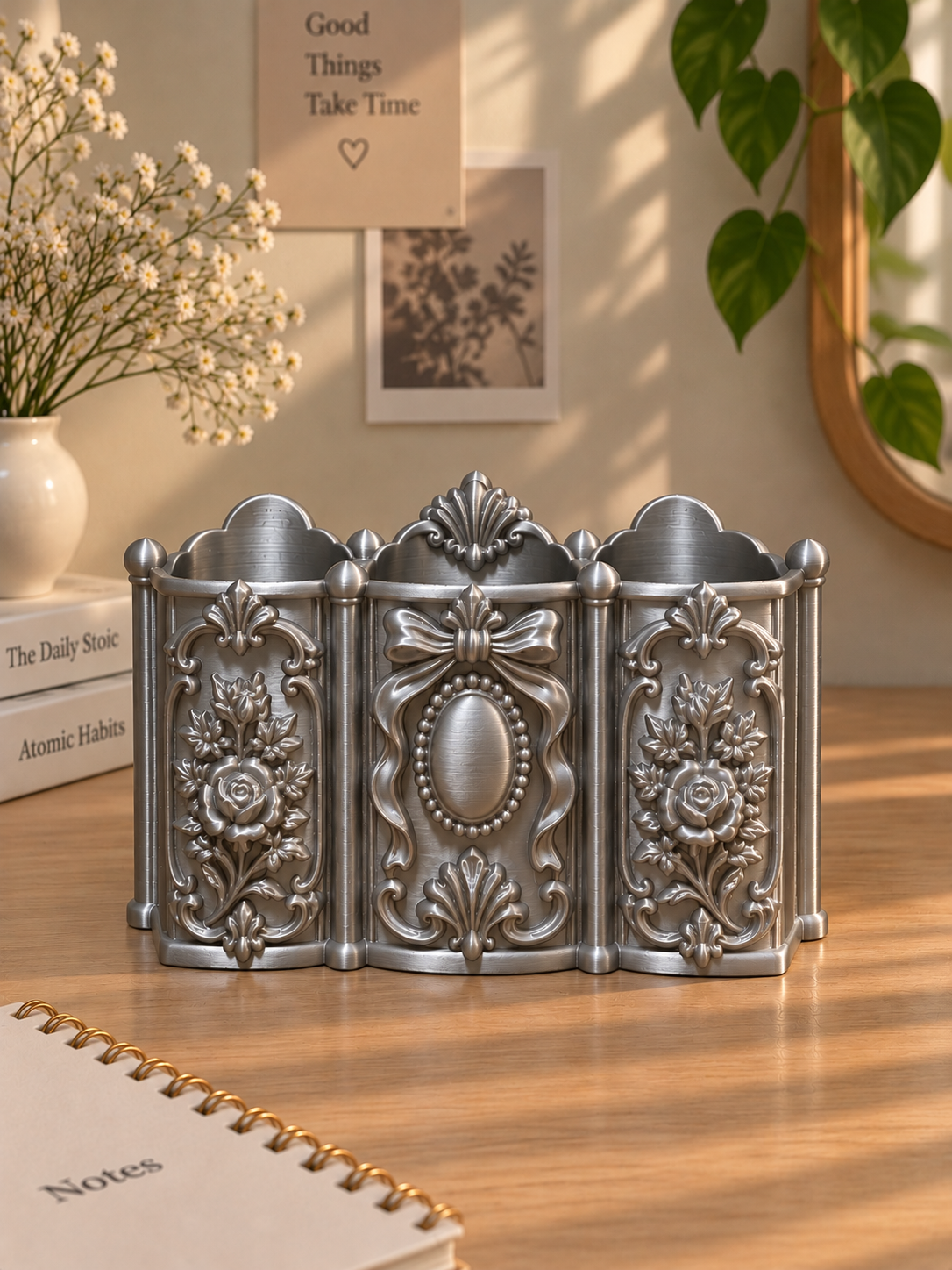Vintage Ornate Pen Holder
