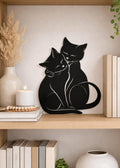3D Printed Cat Decor, Minimalist Wall Art, Scandinavian Home Accent
