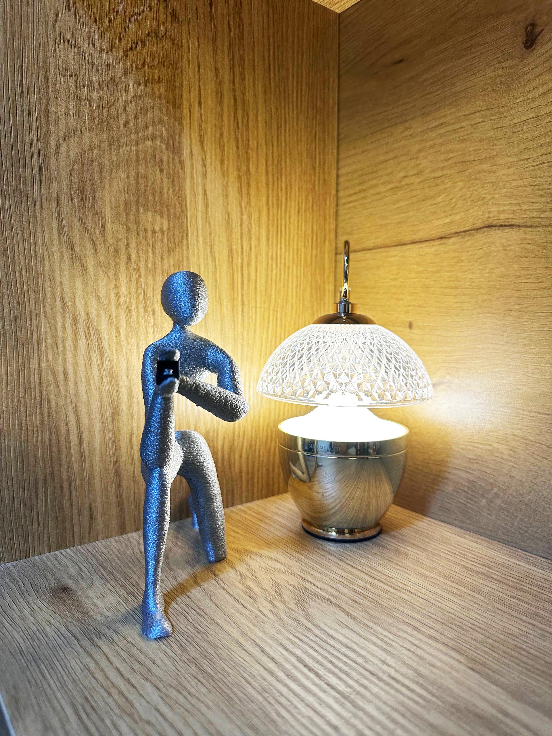 3D Printed Proposal Figurine Romantic Kneeling Sculpture Holding Ring Box Unique Engagement Gift Decor