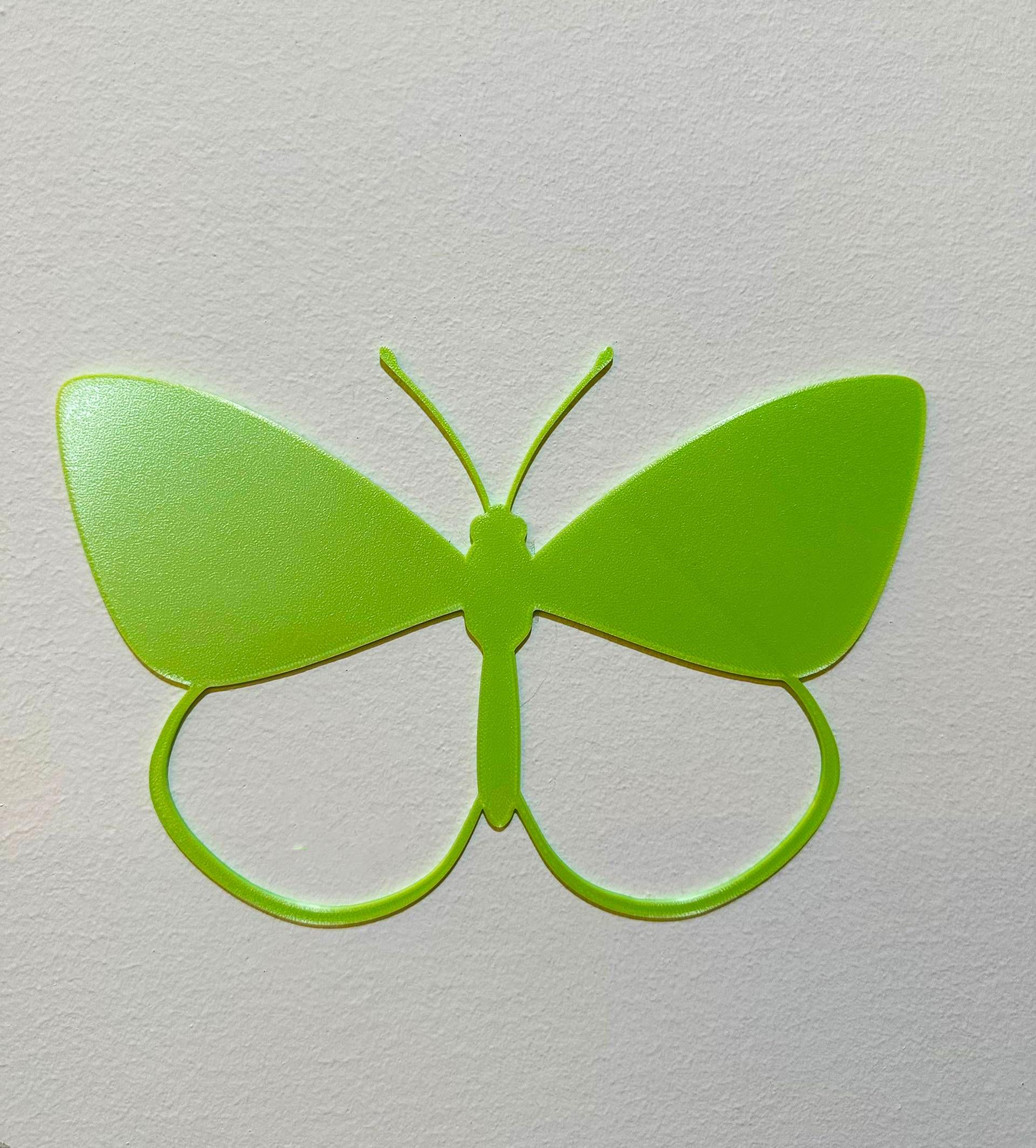 Colorful 3D Printed Butterfly Wall Decor, Nursery Wall Art, No Adhesive