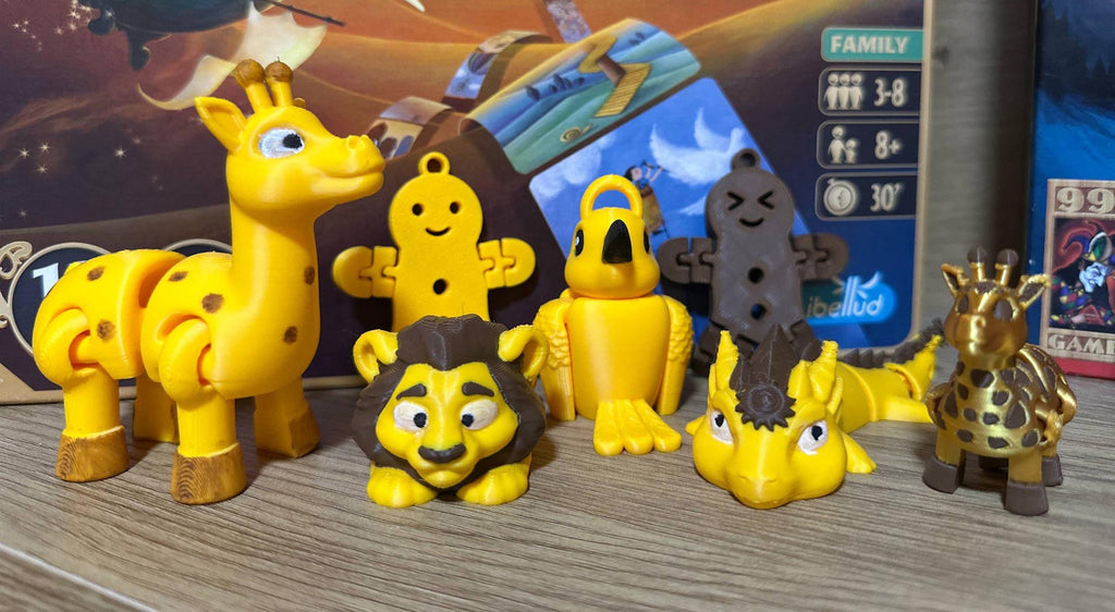 3D Printed Animal Mystery Box Cute Mini Animal Figurines Surprise Pack Kids Gift Collectible Toy Set