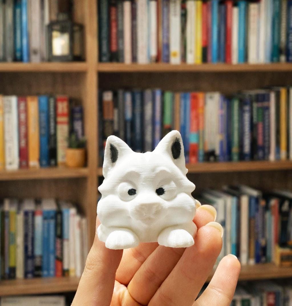 3D Printed Articulated Animal Keychain and Fidget Toy | Cute Flexi Animal | Kawaii Desk Toy