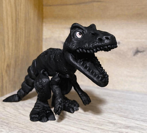 3D Printed Articulated Dinosaur Toy | Flexi T-Rex Fidget Toy | Moving Dino Figure | Desk Toy | Gift for Kids and Dino Lovers