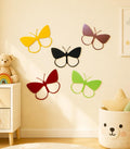 Colorful 3D Printed Butterfly Wall Decor, Nursery Wall Art, No Adhesive
