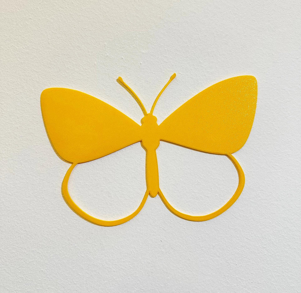 Colorful 3D Printed Butterfly Wall Decor, Nursery Wall Art, No Adhesive
