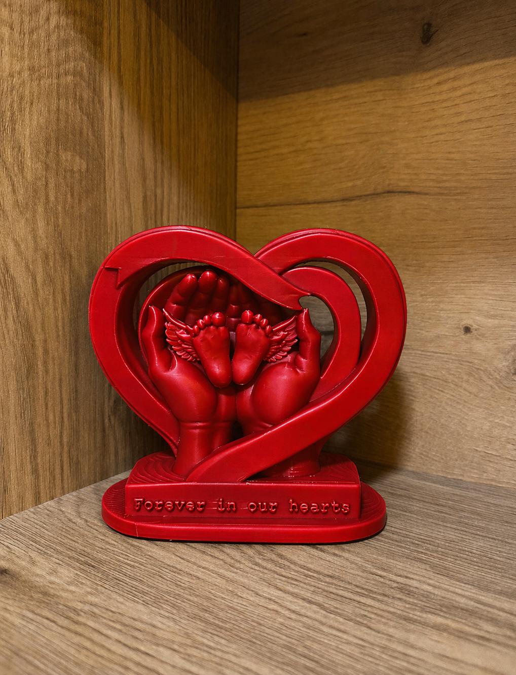 3D Printed Sculpture, Memorial Baby Angel, Miscarriage Gift