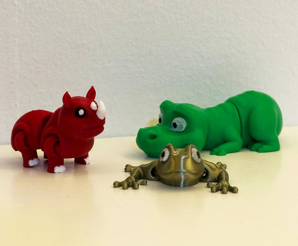 3D Printed Animal Mystery Box Cute Mini Animal Figurines Surprise Pack Kids Gift Collectible Toy Set