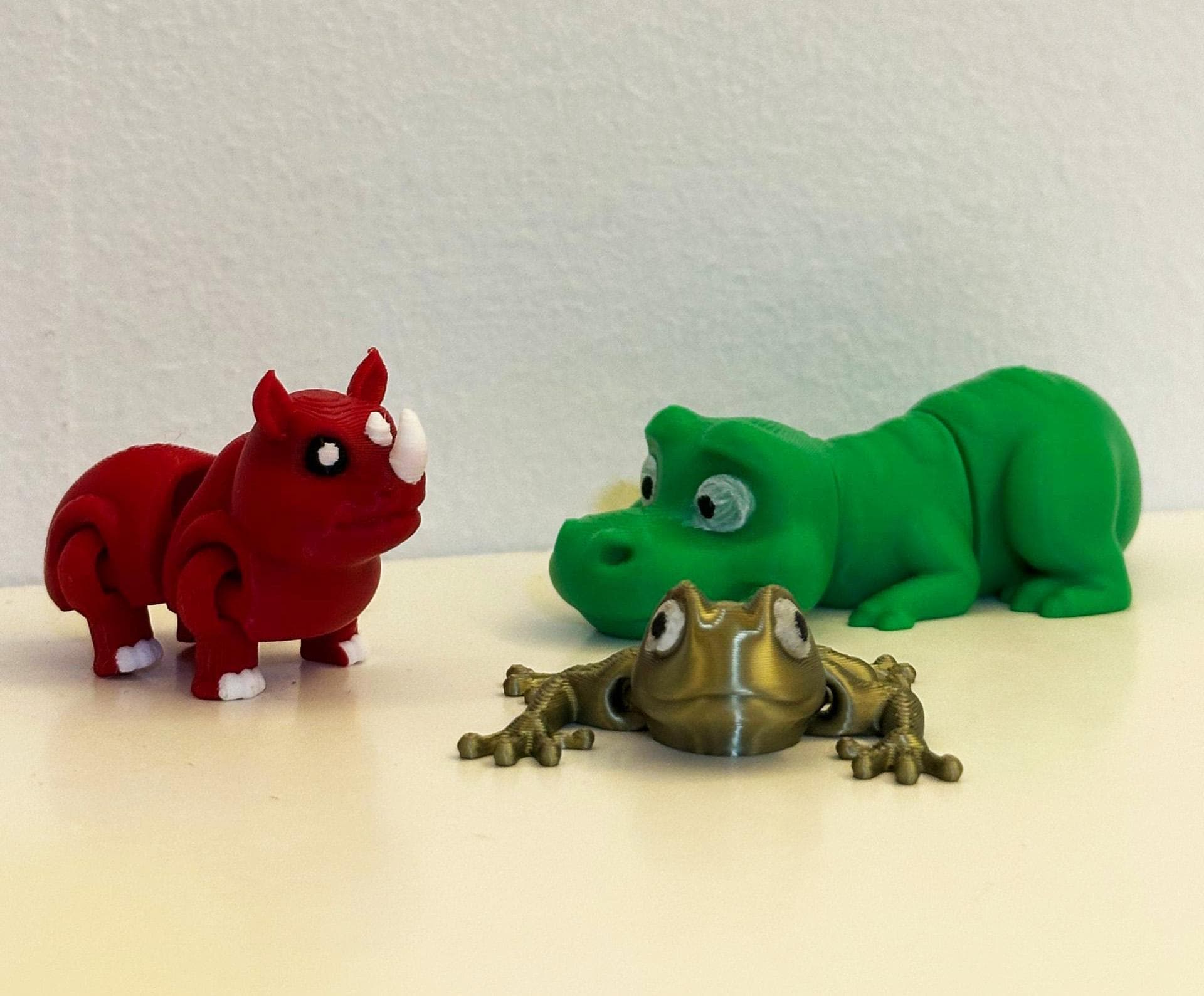 3D Printed Animal Mystery Box Cute Mini Animal Figurines Surprise Pack Kids Gift Collectible Toy Set