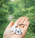 3D Printed Articulated Animal Keychain & Fidget Toy | Cute Flexi Animal | Kawaii Desk Toy