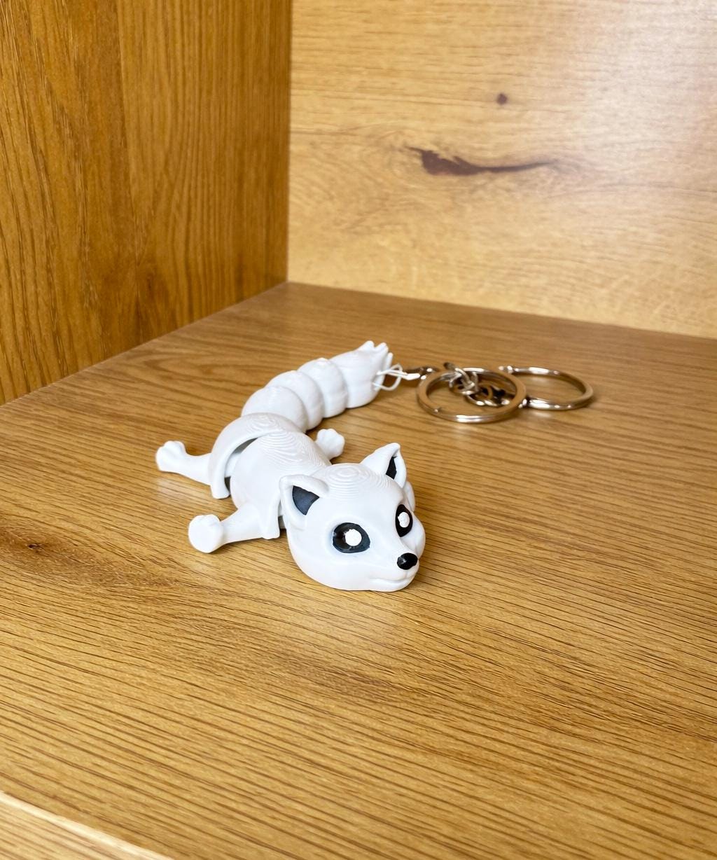 3D Printed Articulated Animal Keychain and Fidget Toy | Cute Flexi Animal | Kawaii Desk Toy