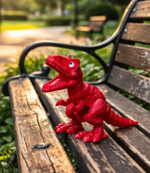 3D Printed Articulated Dinosaur Toy | Flexi T-Rex Fidget Toy | Moving Dino Figure | Desk Toy | Gift for Kids and Dino Lovers