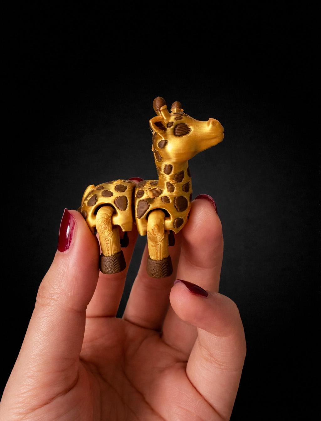 3D Printed Articulated Animals, Flexible Fidget Toys, Desk Decor, Keychain Option