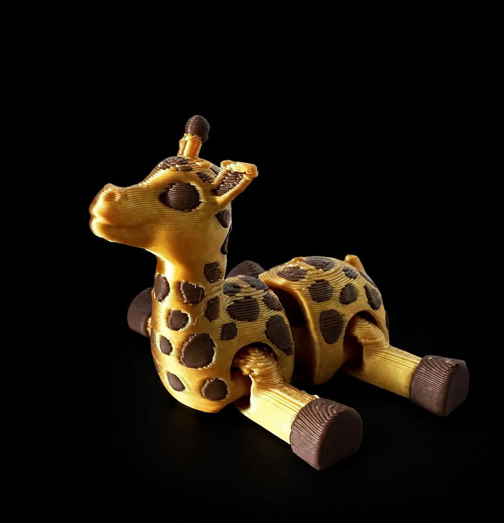3D Printed Articulated Animals, Flexible Fidget Toys, Desk Decor, Keychain Option