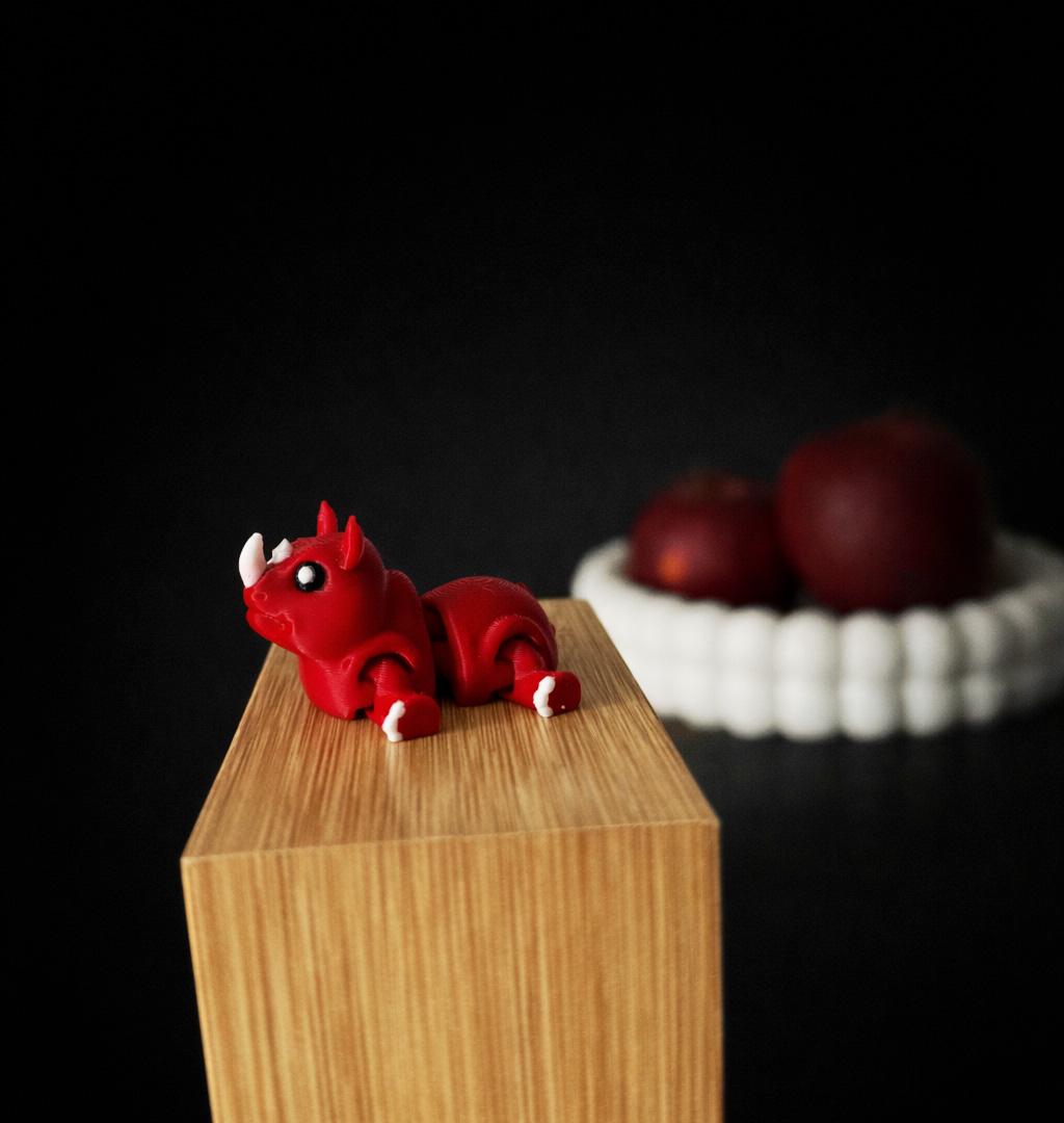 3D Printed Articulated Animals, Flexible Fidget Toys, Desk Decor, Keychain Option