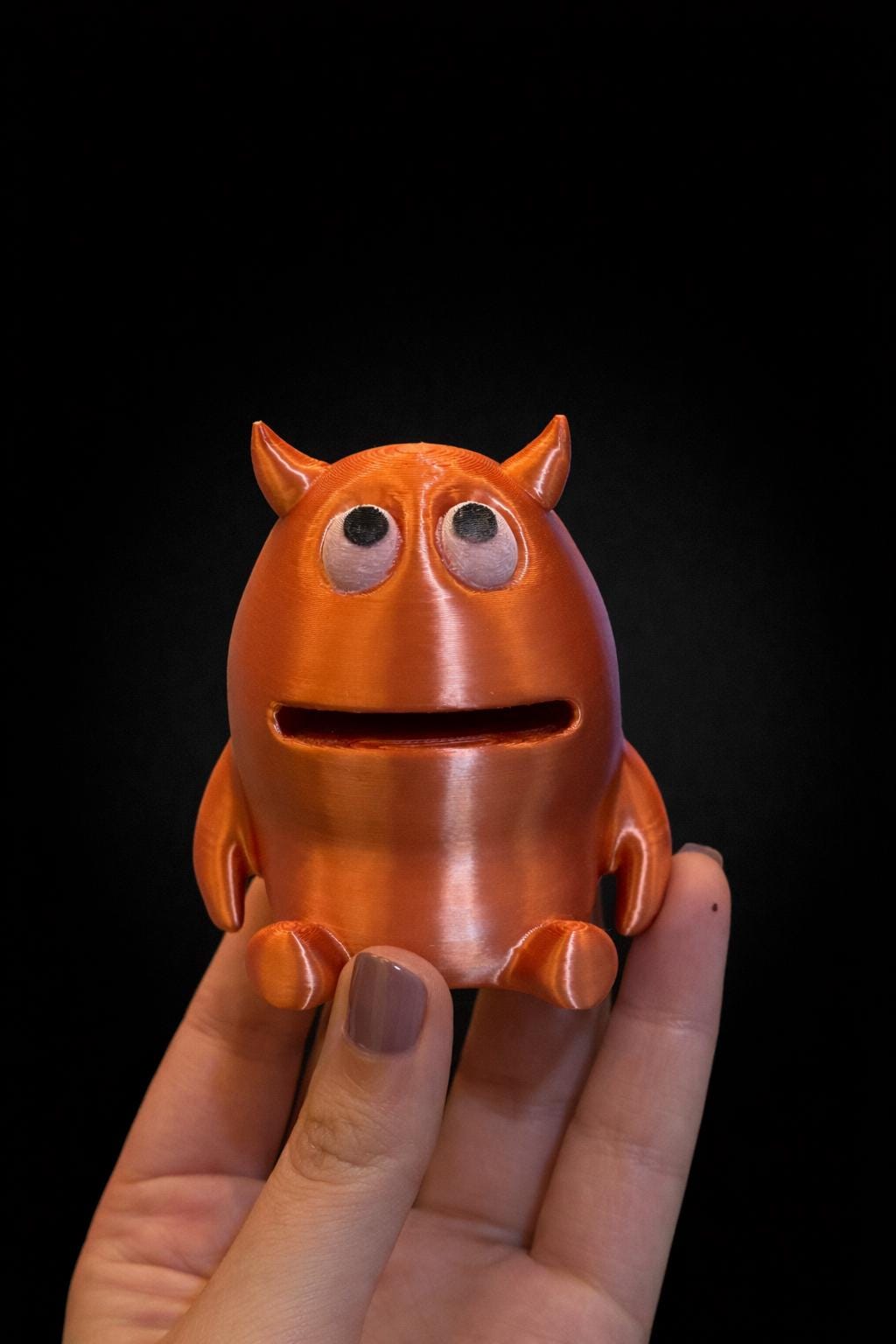 Cute Monster Cable Holder 3D Printed Desk Cable Organizer, Funny Cord Keeper, Gift for Gamers