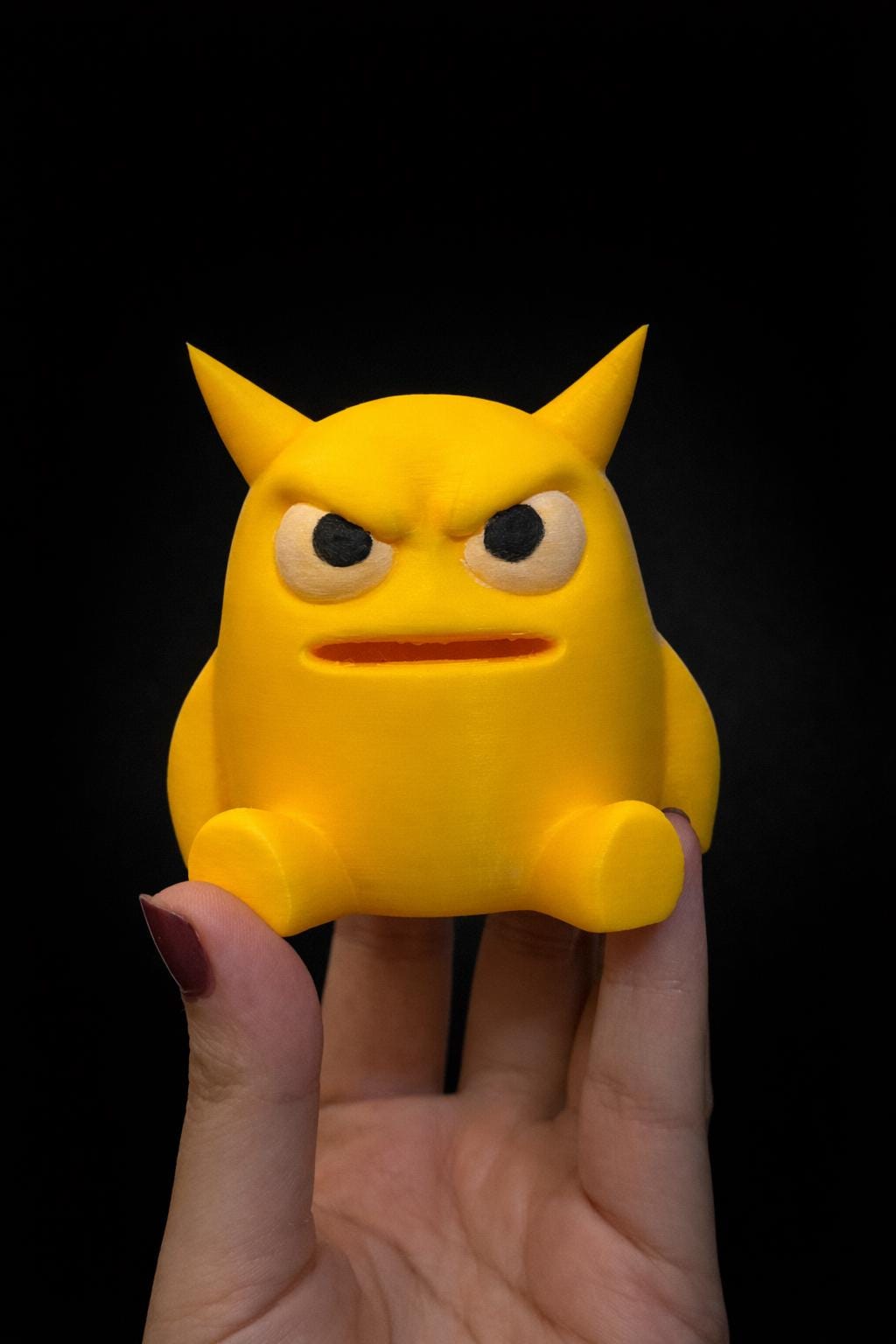 Cute Monster Cable Holder 3D Printed Desk Cable Organizer, Funny Cord Keeper, Gift for Gamers