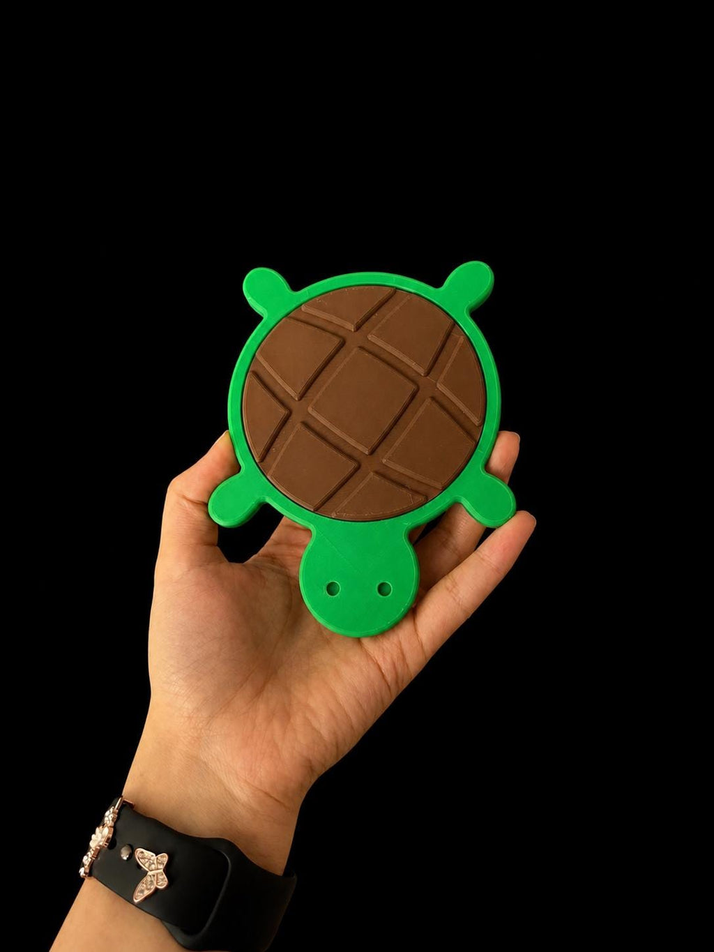 3D Printed Turtle Coaster, Cute Drink Coaster, Coffee Mug Holder, Desk and Table Decor