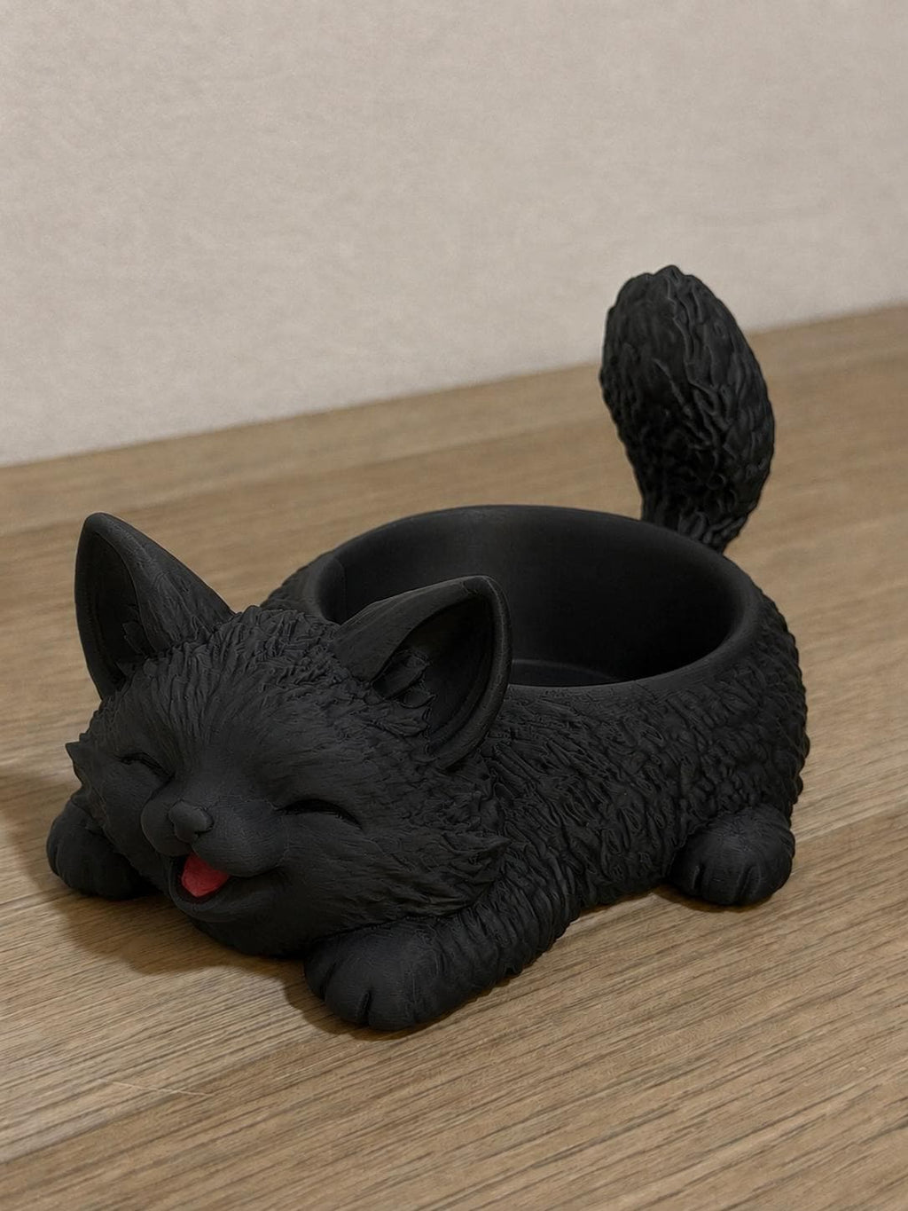 3D Printed Kitten Flower Pot, Succulent Pot, Animal Plant Holder, Cat Lover Gift, Desk Decor