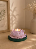 Lotus Flower Candle Holder – 3D Printed Tea Light Holder for Calm Cozy Home Decor