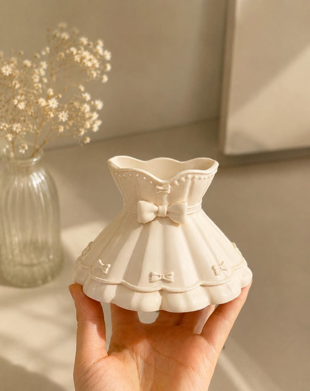 3D Printed Ring Holder, Princess, Jewelry Holder, Bow Decor, Vanity Organizer, Gift for Her