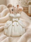 3D Printed Makeup Organizer, Coquette Makeup Brush Holder,Vanity Brush Storage,Princess Dress Pen Holder