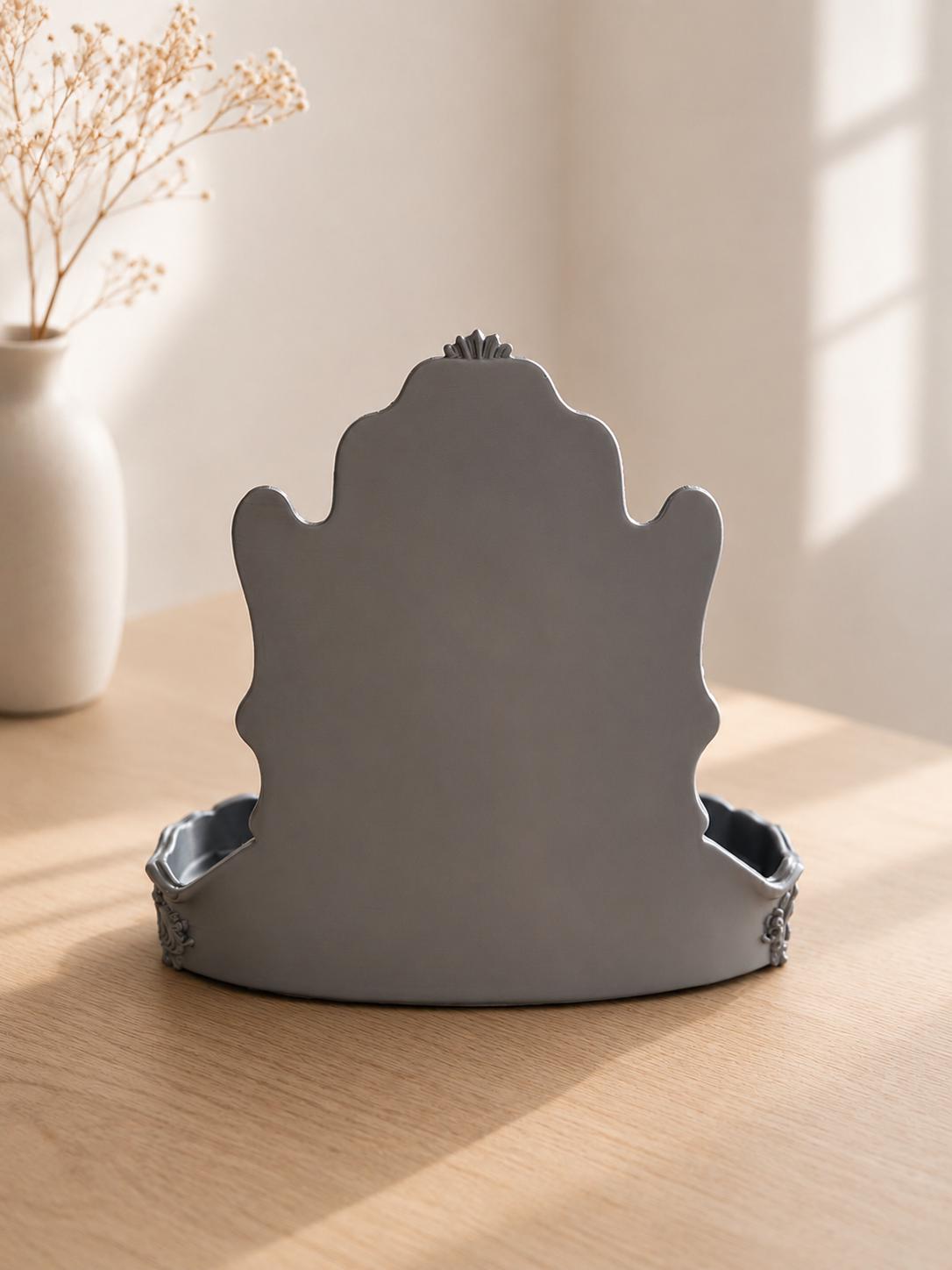 Baroque Jewelry Organizer Tray, 3D Printed Vanity Stand for Rings and Earrings