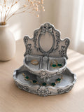 Baroque Jewelry Organizer Tray, 3D Printed Vanity Stand for Rings and Earrings