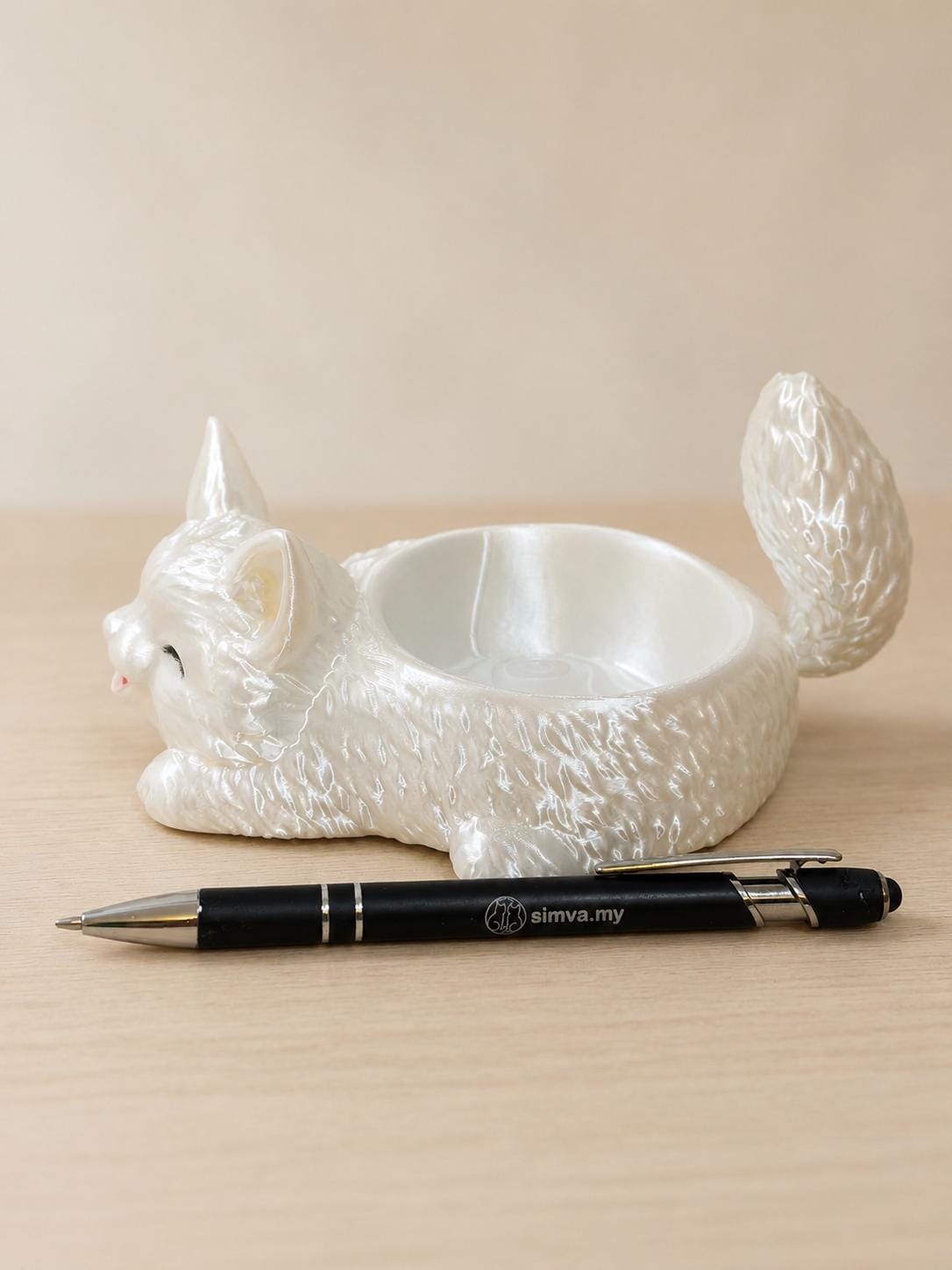 3D Printed Kitten Flower Pot, Succulent Pot, Animal Plant Holder, Cat Lover Gift, Desk Decor