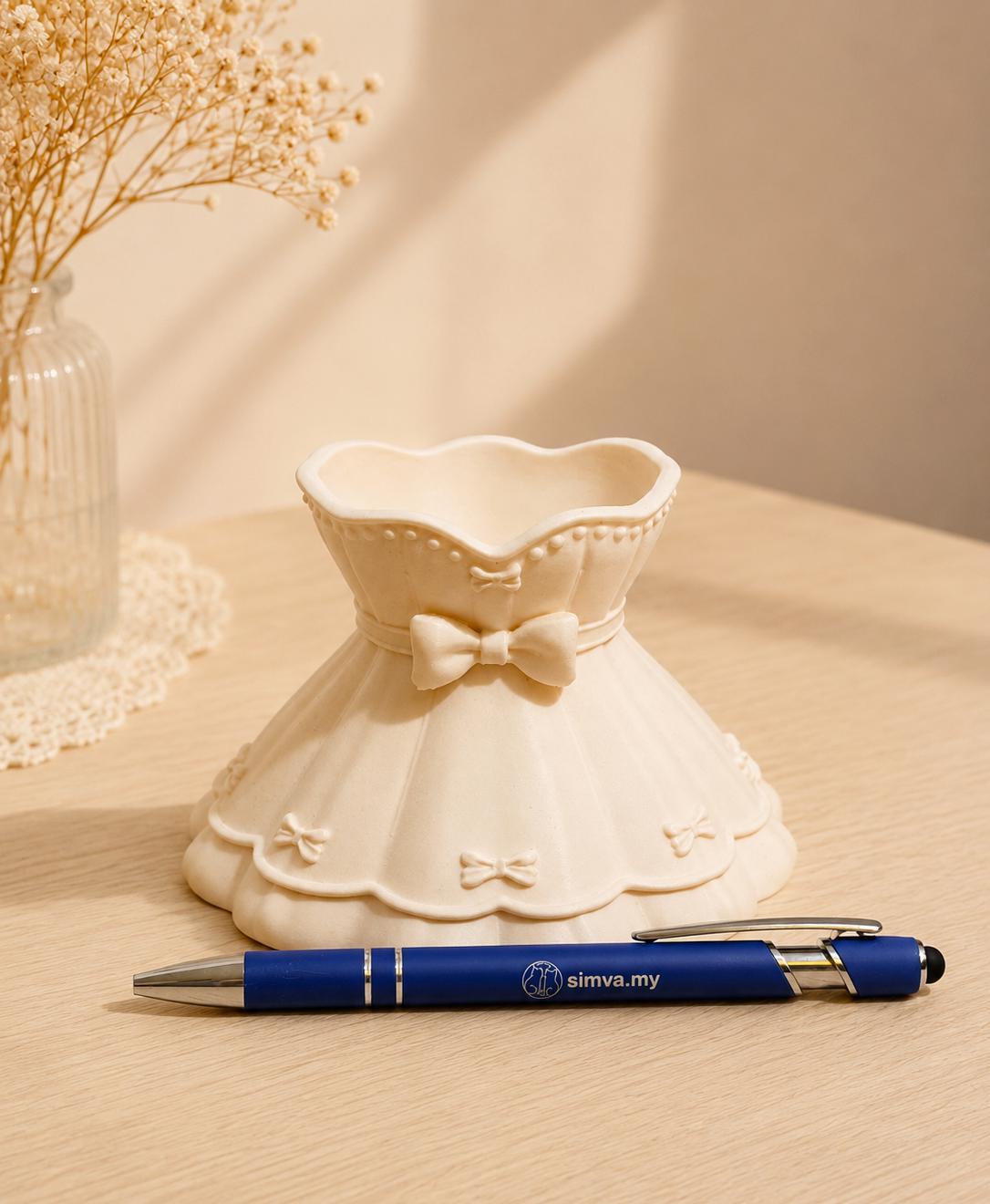 3D Printed Ring Holder, Princess, Jewelry Holder, Bow Decor, Vanity Organizer, Gift for Her