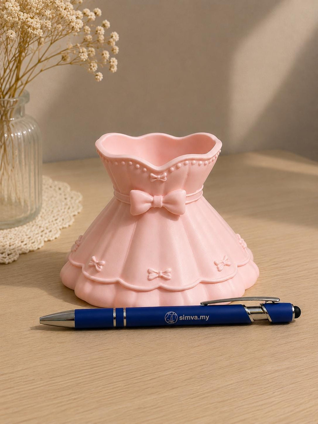 3D Printed Ring Holder, Princess, Jewelry Holder, Bow Decor, Vanity Organizer, Gift for Her