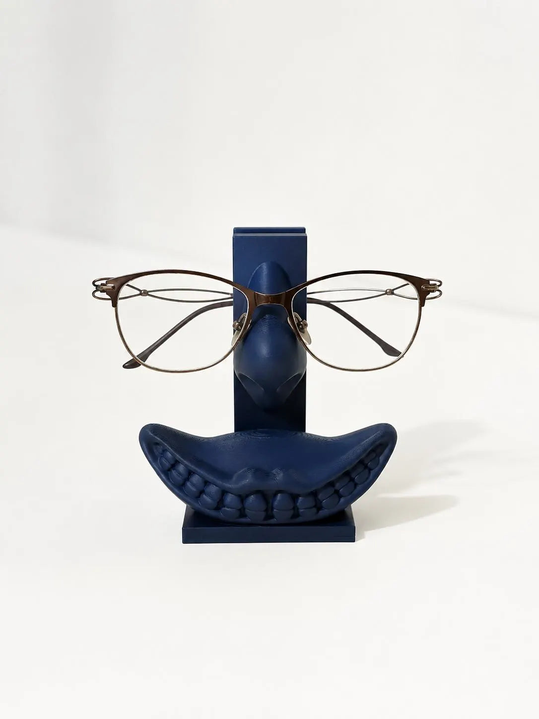 Funny Eyeglasses Holder Stand, 3D Printed Face Glasses Display, Quirky Desk Decor, Sunglasses Holder, Gift for Glasses Wearer